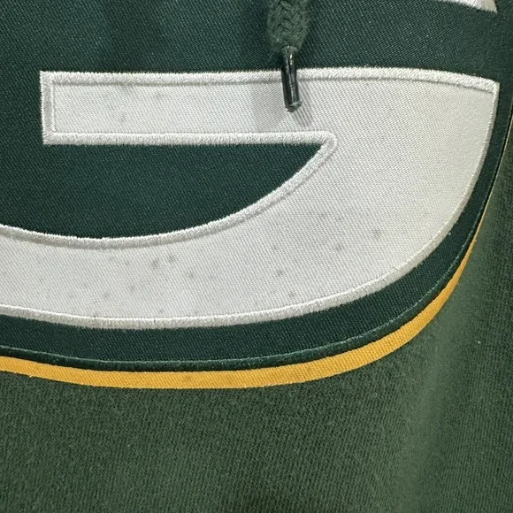 Green Bay Packers Majestic Hoodie Men's Size Medium NFL - Picture 3 of 6